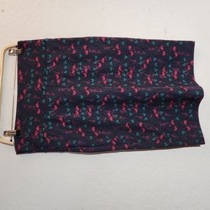 LULAROE Medium Cassie Pencil Skirt Patterned Floral